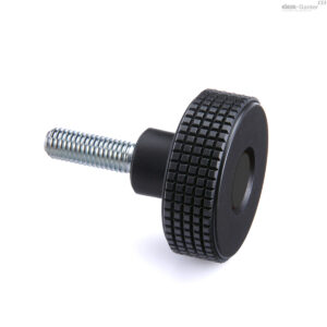 MBT p Pomos con moleteado cruzado a 90o Esparrago roscado de acero cincado C9 300x300 - Quick Tighten Knobs